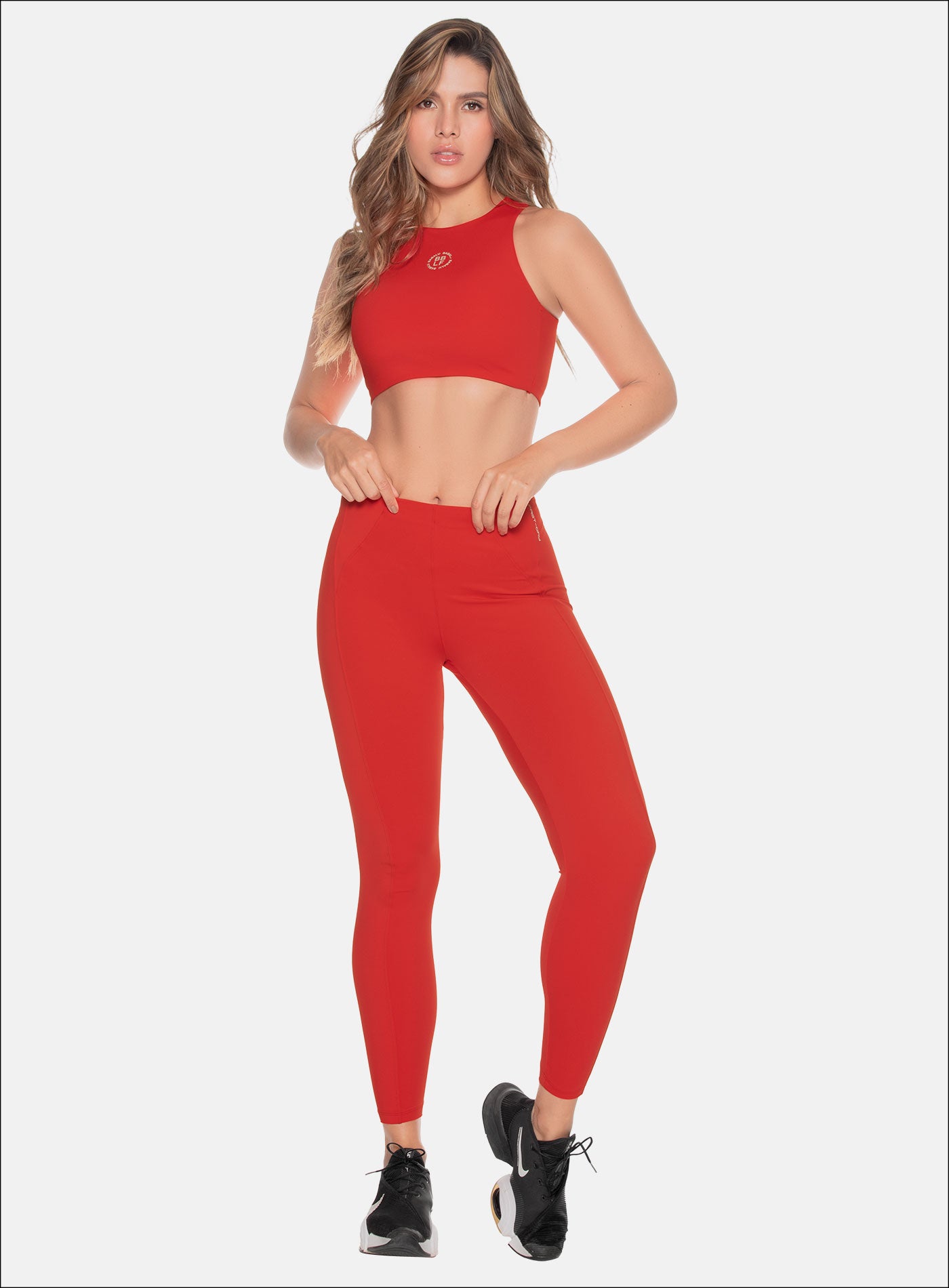 Leggings De Sport Babalú - Taille S-M (2-8 US) - Bleu Marine - Qualité Supplex Stretch