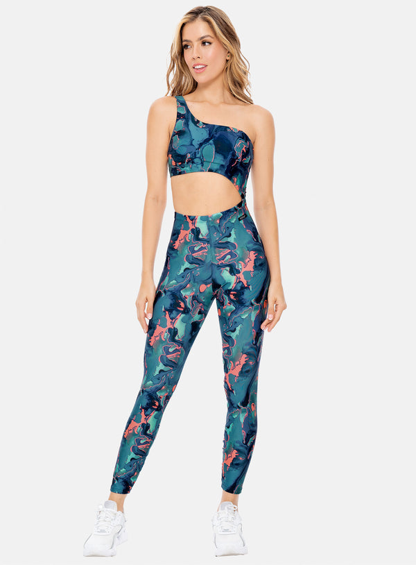 SPORTY SUBLIMATED JUMPSUIT WITH INTERNAL ELASTIC REF: 106303