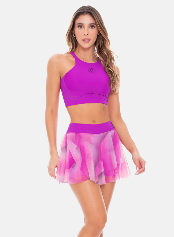 SPORTY NYLON TOP REF: 107543