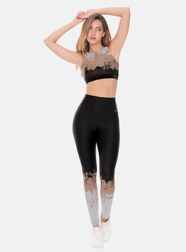 JACQUARD POLYAMIDE SPORTS LEGGINS REF: 108493