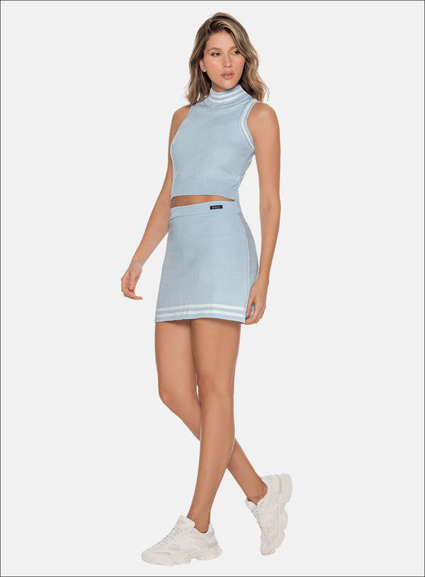 KNITTED SKIRT IN THREAD 111213