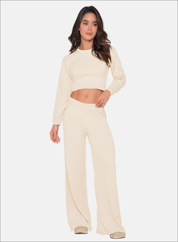 THREAD KNITTED PANTS 111763